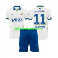 Fußballtrikot PSV Eindhoven Johan Bakayoko 11 Kinder Ausweich 2024-2025 Kurzarm