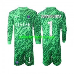 Fußballtrikot Paris Saint-Germain Gianluigi Donnarumma 1 Torwart Kinder Auswärts 2024-2025 Langarm