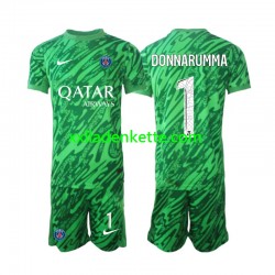 Fußballtrikot Paris Saint-Germain Gianluigi Donnarumma 1 Torwart Kinder Auswärts 2024-2025 Kurzarm