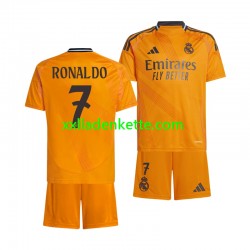 Fußballtrikot Real Madrid Cristiano Ronaldo 7 Kinder Auswärts 2024-2025 Kurzarm