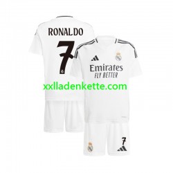 Fußballtrikot Real Madrid Cristiano Ronaldo 7 Kinder Heim 2024-2025 Kurzarm