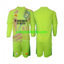 Fußballtrikot Real Madrid Torwart Kinder Viertes 2024-2025 Langarm