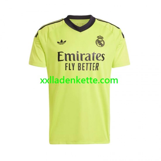 Fußballtrikot Real Madrid Torwart Herren Ausweich 2024-2025 Kurzarm