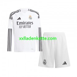 Fußballtrikot Real Madrid Kinder Heim 2024-2025 Langarm