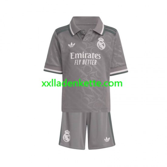 Fußballtrikot Real Madrid Kinder Ausweich 2024-2025 Kurzarm