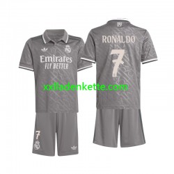 Fußballtrikot Real Madrid Ronaldo 7 Kinder Ausweich 2024-2025 Kurzarm