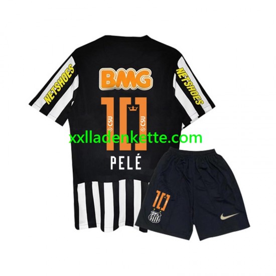 Fußballtrikot Santos PELE 10 -2012 Retro Kinder Auswärts 2011 Kurzarm