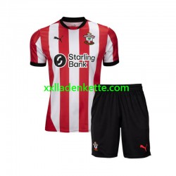 Fußballtrikot Southampton Kinder Heim 2024-2025 Kurzarm