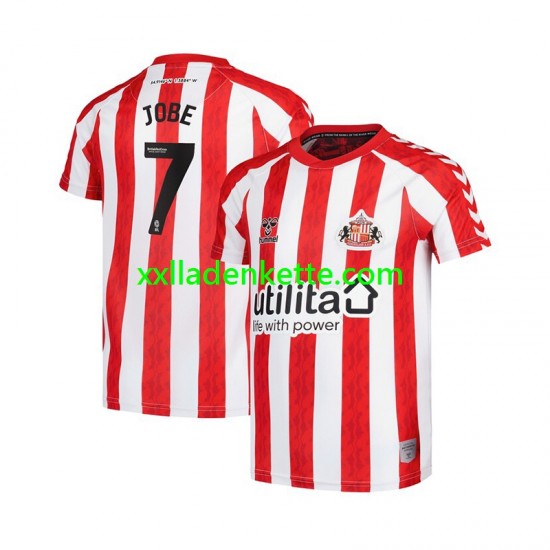 Fußballtrikot Sunderland Jobe Bellingham 7 Herren Heim 2024-2025 Kurzarm