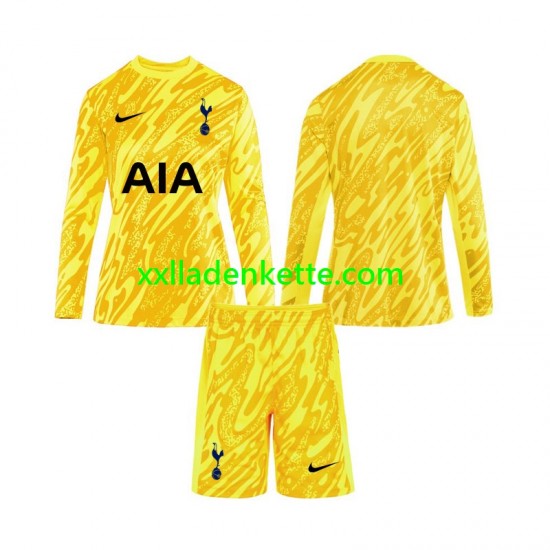 Fußballtrikot Tottenham Hotspur Torwart Kinder Heim 2024-2025 Langarm