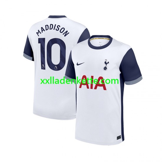 Fußballtrikot Tottenham Hotspur James Maddison 10 Herren Heim 2024-2025 Kurzarm