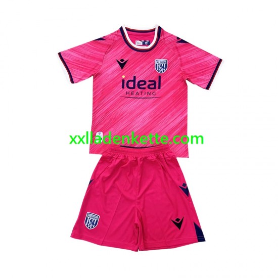 Fußballtrikot West Bromwich Albion Kinder Ausweich 2024-2025 Kurzarm