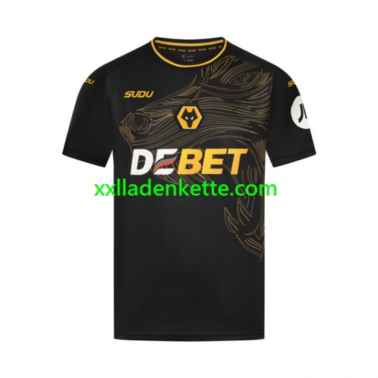 Fußballtrikot Wolverhampton Wanderers Herren Auswärts 2024-2025 Kurzarm