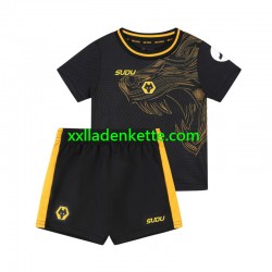 Fußballtrikot Wolverhampton Wanderers Kinder Auswärts 2024-2025 Kurzarm