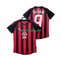 Fußballtrikot AC Mailand INZAGHI 9 2002 2003 Retro Herren Heim Kurzarm