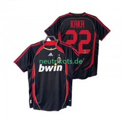 Fußballtrikot AC Mailand KAKA 22 2007 Retro Herren Ausweich 2006 Kurzarm
