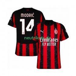 Fußballtrikot AC Mailand Modrić Luca 14 Herren Heim 2025-2026 Kurzarm
