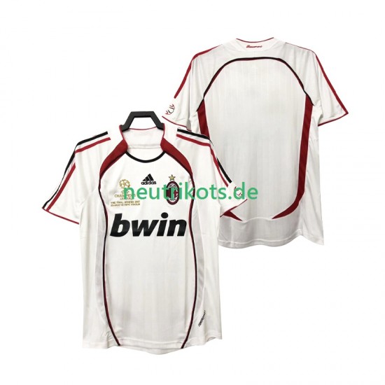 Fußballtrikot AC Mailand 2007 Retro Herren Auswärts 2006 Kurzarm