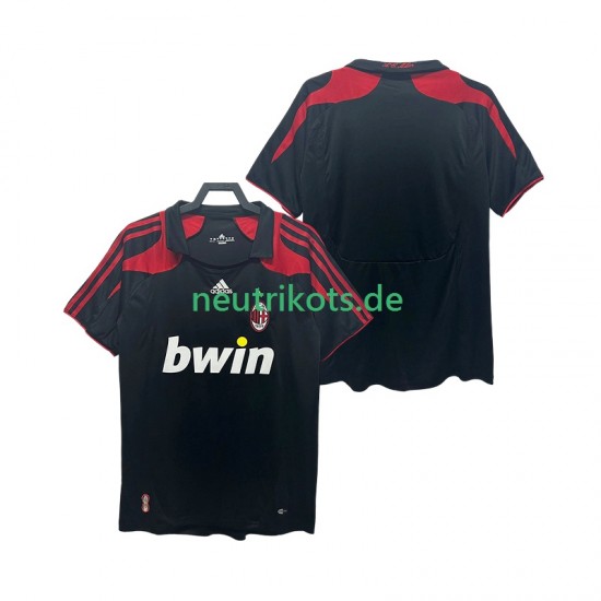 Fußballtrikot AC Mailand 2007 Retro Herren Ausweich 2008 Kurzarm
