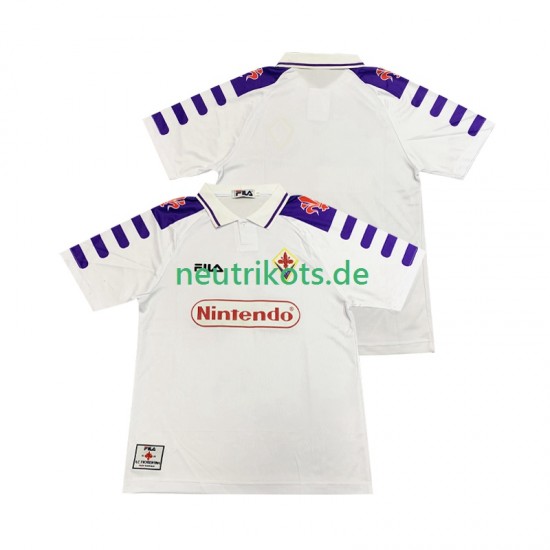 Fußballtrikot AC Florenz 1998 Retro Herren Auswärts 1999 Kurzarm