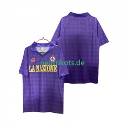 Fußballtrikot AC Florenz 1989 1990 Retro Herren Heim Kurzarm