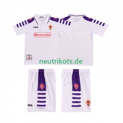 Fußballtrikot AC Florenz 1998 Retro Kinder Auswärts 1999 Kurzarm