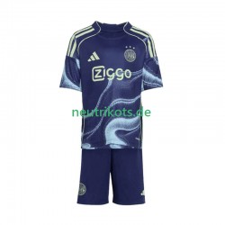 Fußballtrikot Ajax Amsterdam Kinder Auswärts 2025-2026 Kurzarm