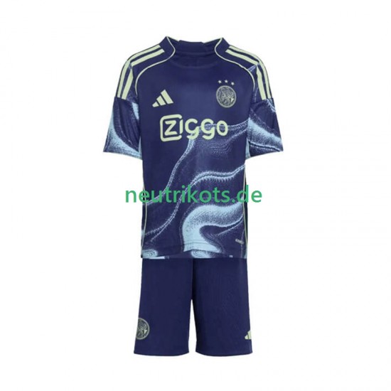 Fußballtrikot Ajax Amsterdam Kinder Auswärts 2025-2026 Kurzarm