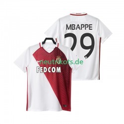 Fußballtrikot AS Monaco Mbappé 29 2016 2017 Herren Heim Kurzarm