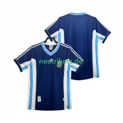 Fußballtrikot Argentinien 1998 Retro Herren Auswärts Kurzarm