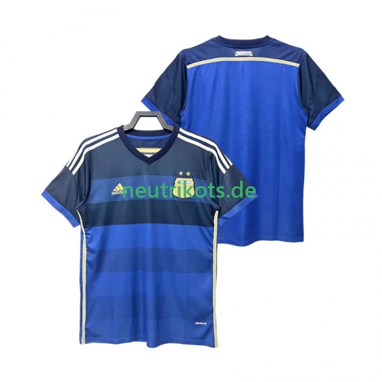 Fußballtrikot Argentinien 2014 Retro Herren Auswärts Kurzarm