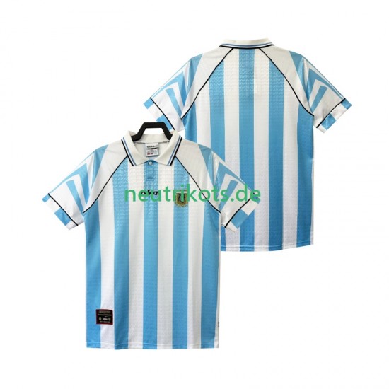 Fußballtrikot Argentinien 1996 1997 Retro Herren Heim Kurzarm