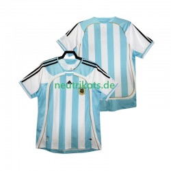 Fußballtrikot Argentinien 2014 Retro Herren Heim Kurzarm