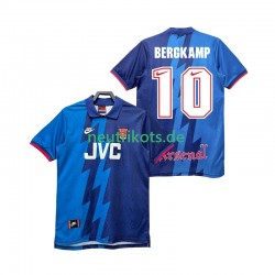 Fußballtrikot Arsenal BERGKAMP 10 1995 1996 Retro Herren Auswärts Kurzarm