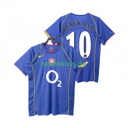 Fußballtrikot Arsenal BERGKAMP 10 2005 Retro Herren Auswärts 2004 Kurzarm