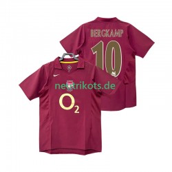 Fußballtrikot Arsenal BERGKAMP 10 2005 Retro Herren Heim 2006 Kurzarm