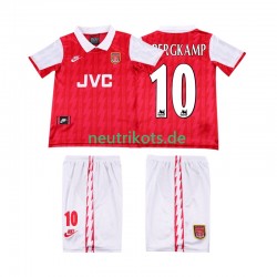 Fußballtrikot Arsenal BERGKAMP 10 1996 Retro Kinder Heim 1994 Kurzarm
