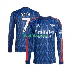 Fußballtrikot Arsenal Bukayo Saka 7 Herren Auswärts 2025-2026 Langarm