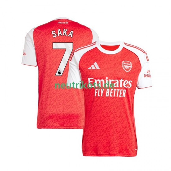Fußballtrikot Arsenal Bukayo Saka 7 Herren Heim 2025-2026 Kurzarm