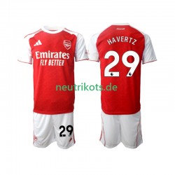 Fußballtrikot Arsenal Kai Havertz 29 Kinder Heim 2025-2026 Kurzarm