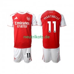 Fußballtrikot Arsenal Martin Zubimendi 11 Kinder Heim 2025-2026 Kurzarm