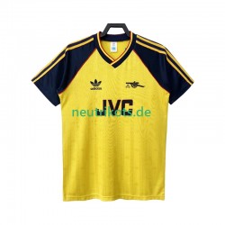 Fußballtrikot Arsenal 1988 1990 Retro Herren Auswärts Kurzarm