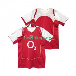 Fußballtrikot Arsenal 2005 Retro Herren Heim 2004 Kurzarm