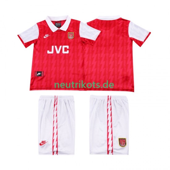 Fußballtrikot Arsenal 1996 Retro Kinder Heim 1994 Kurzarm
