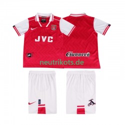 Fußballtrikot Arsenal 1996 1997 Retro Kinder Heim Kurzarm