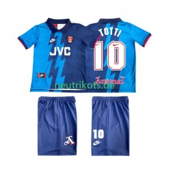 Fußballtrikot Arsenal TOTTI 10 1995 1996 Retro Kinder Auswärts Kurzarm