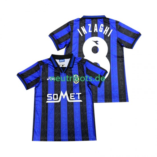Fußballtrikot Atalanta Bergamo INZAGHI 8 1996 1997 Herren Heim Kurzarm