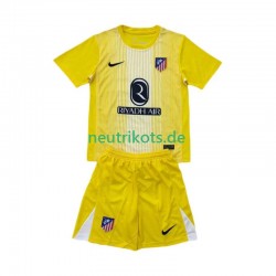 Fußballtrikot Atlético Madrid Torwart Kinder Heim 2025-2026 Kurzarm