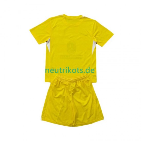 Fußballtrikot Atlético Madrid Torwart Kinder Heim 2025-2026 Kurzarm