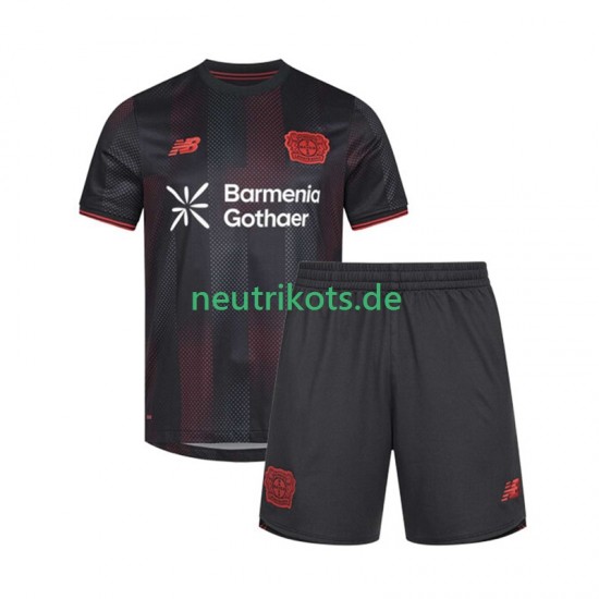 Fußballtrikot Bayer 04 Leverkusen Kinder Heim 2025-2026 Kurzarm